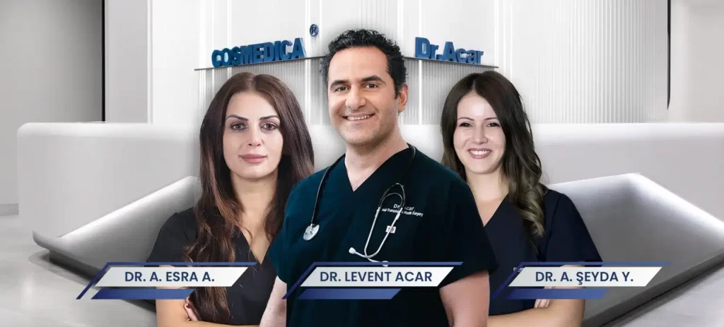 Cosmedica Clinic, Istanbul: A Comprehensive Hair Transplant Review 1 dr levent acar teams hairtransplant 1536x695.jpeg 1